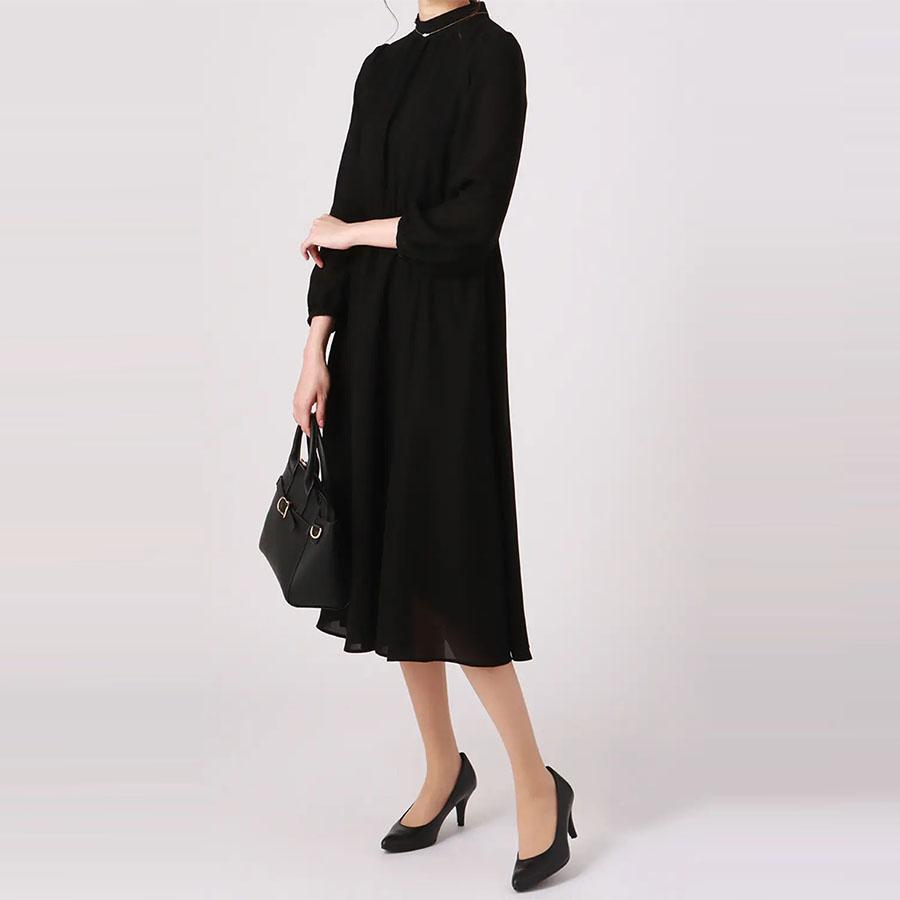 AOYAMA 【洋服の青山】礼服 喪服 ママスーツ リボン ワンピース