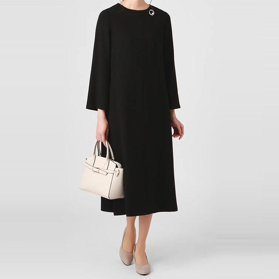 AOYAMA 【洋服の青山】ワンピース 喪服 ブラックフォーマル レディース