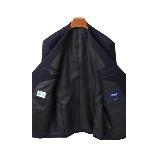 AOYAMA 【洋服の青山】メンズ スーツ 秋冬用 ネイビー系 スタンダード