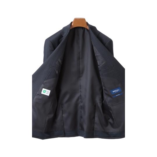 AOYAMA 【洋服の青山】スーツ メンズ 秋冬用 ネイビー スタンダード