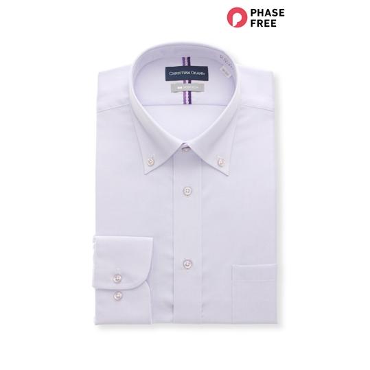 AOYAMA 【洋服の青山】ワイシャツ カッターシャツ メンズ パープル