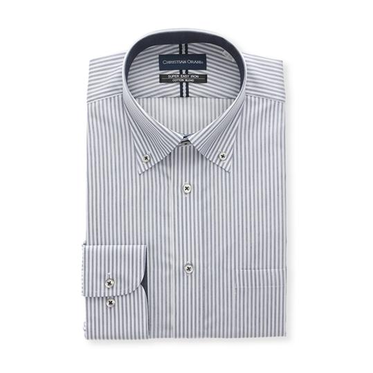 AOYAMA 【洋服の青山】メンズ ワイシャツ オールシーズン用 ネイビー系