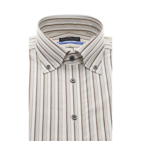 AOYAMA 【洋服の青山】メンズ 長袖 スリム Yシャツ 大きいサイズ