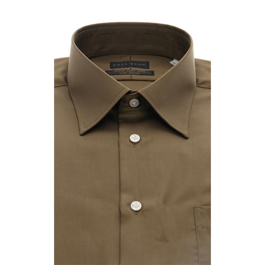 AOYAMA 【洋服の青山】綿100% 形態安定 ブラウン 茶色 レギュラー