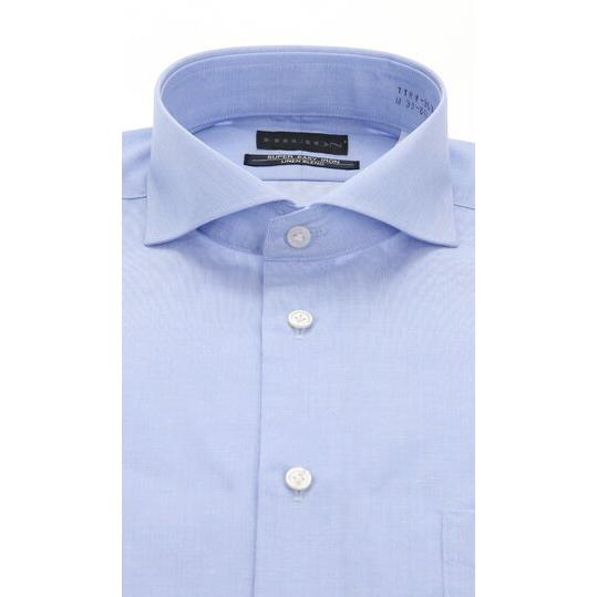 AOYAMA 【洋服の青山】ワイシャツ 長袖 メンズ スリム 盛夏 夏用