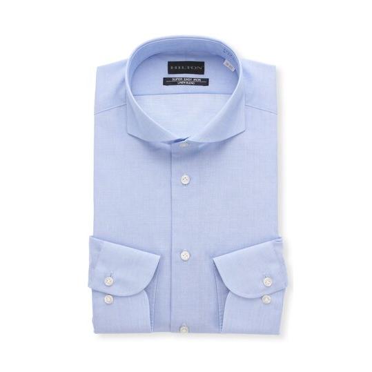 AOYAMA 【洋服の青山】ワイシャツ 長袖 メンズ スリム 盛夏 夏用