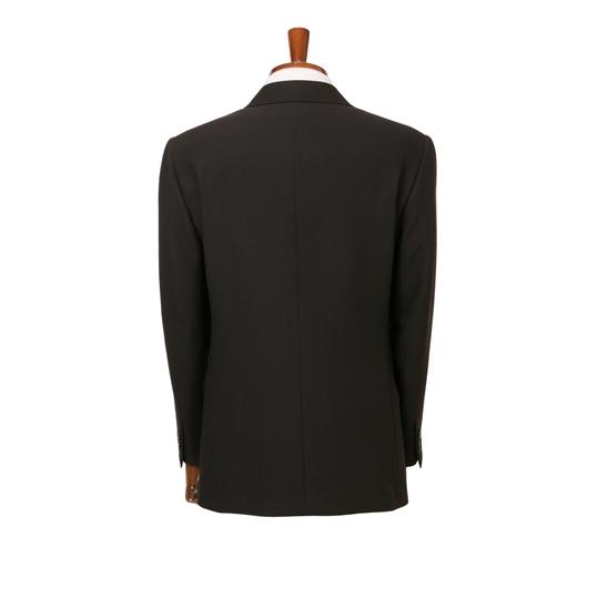 【洋服の青山】A体 標準型 春秋冬 ブラック シングルスタンダードフォーマル メンズ 礼服 喪服 紳士服  結婚式 ブラックフォーマル スーツ 大きいサイズ 洗えるの画像