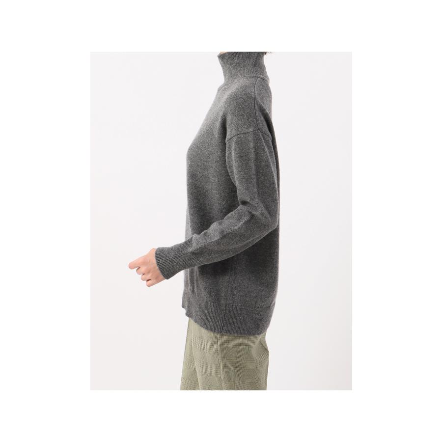 AOYAMA 【洋服の青山】秋冬用 グレー系 ミドルゲージハイネックニット