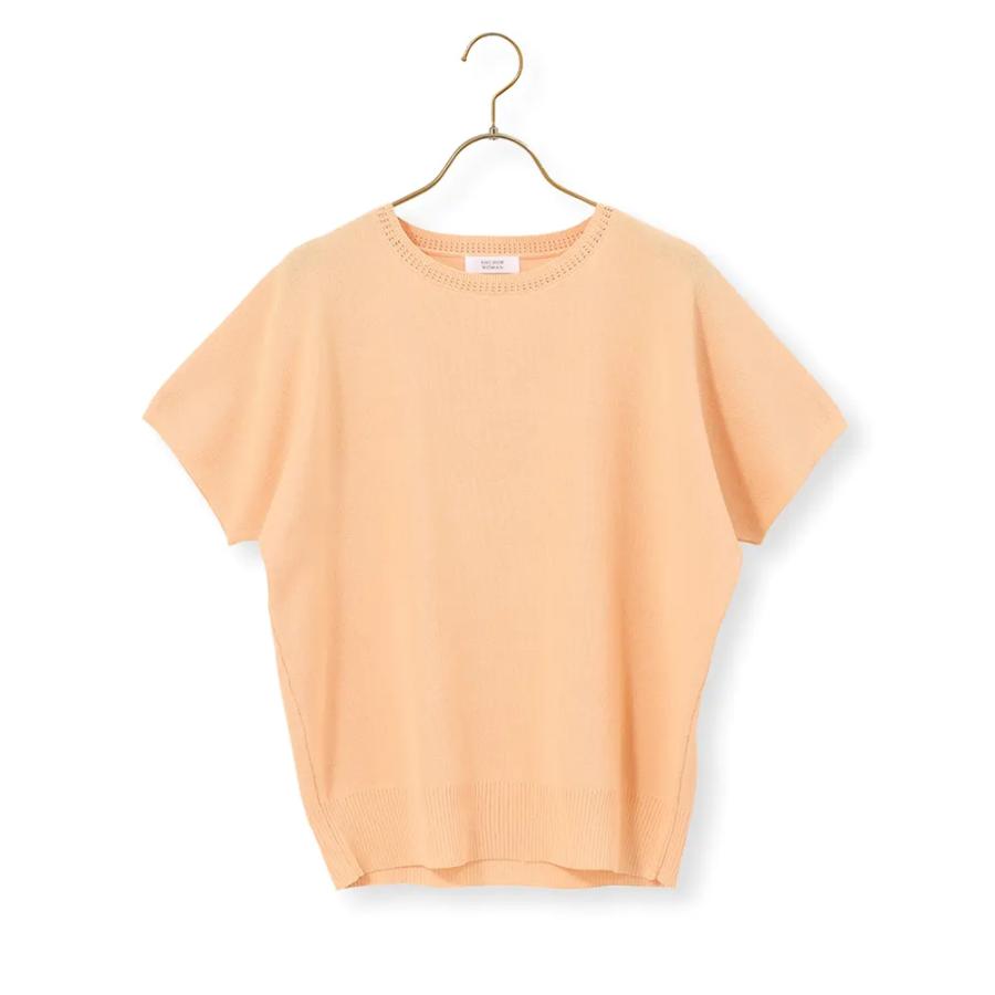 AOYAMA 【洋服の青山】 ドルマンニット 春夏 夏 レディース オレンジ系