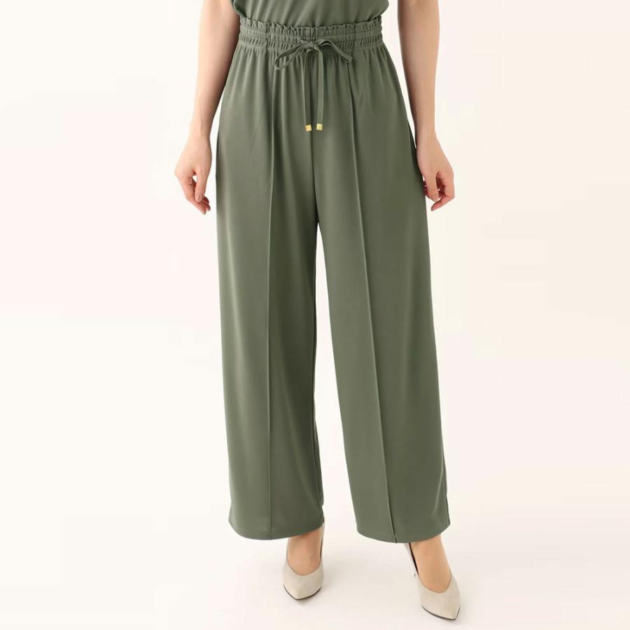 AOYAMA 【洋服の青山】【裾上げ済み】レディース ワイドパンツ 春夏