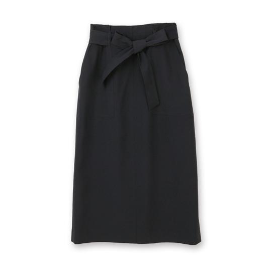 anuan ベルト付きタイトスカート ネイビー AOYAMA 【洋服の青山】レディース 春夏用 ネイビー系 ベルト付き