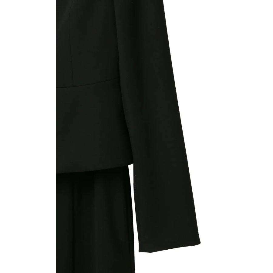 AOYAMA 【洋服の青山】オールシーズン用 ブラック系 ノーカラー