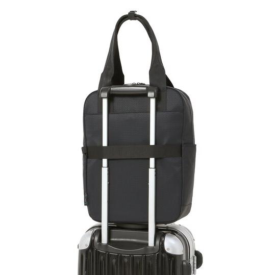 AOYAMA 【洋服の青山】トートブリーフケース ネイビー 紺 ナイロン