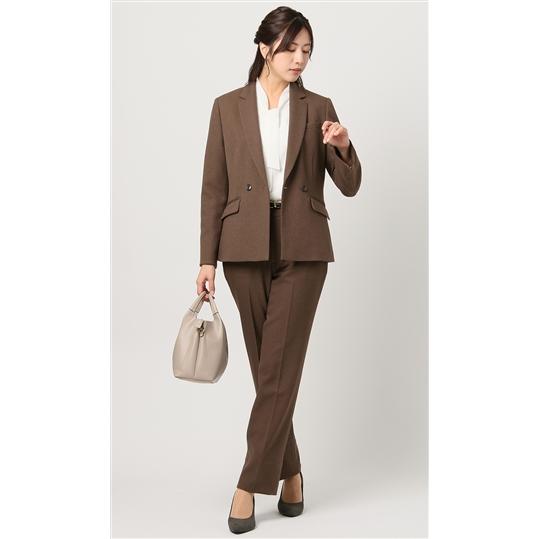 【美品】青山 RITORNO セットアップ ブラウン パンツ y-aoyama_yp235093-d