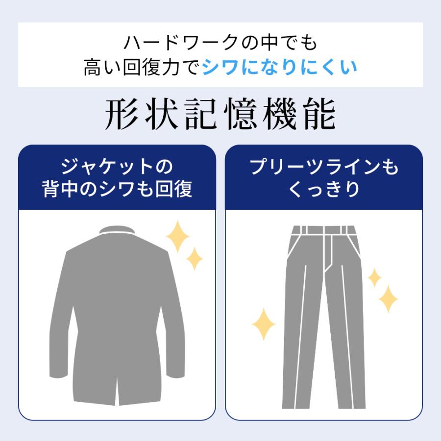 AOYAMA 【洋服の青山】春夏 ネイビー系 スタイリッシュスーツ