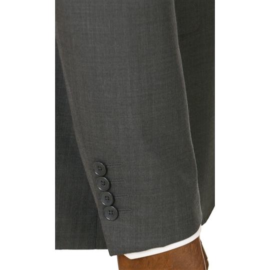 【洋服の青山】秋冬用 グレー系 スタイリッシュスーツ【ツーパンツ】【Plastics Smart】 PERSON'S FOR MENの画像
