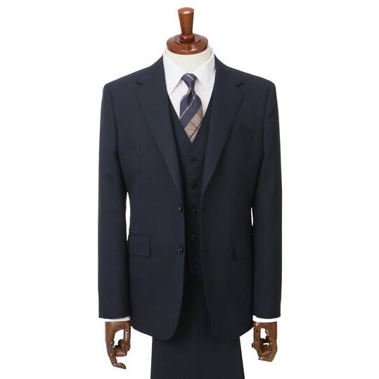 洋服の青山　スーツ　3ピース　リバーシブル　タグ付き AOYAMA 【洋服の青山】スリーピース スーツ メンズ スリム 春夏秋冬