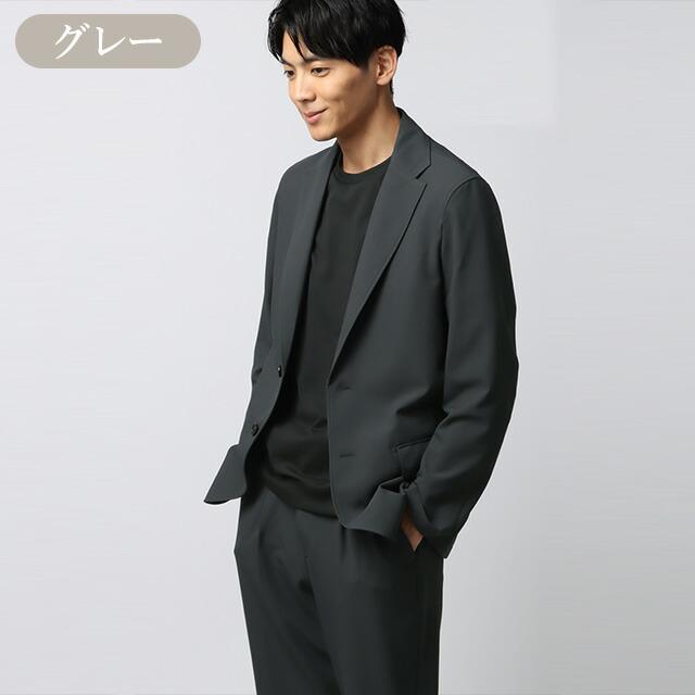 AOYAMA 【洋服の青山】動けるスーツ ジャケット メンズ 秋冬 グレー