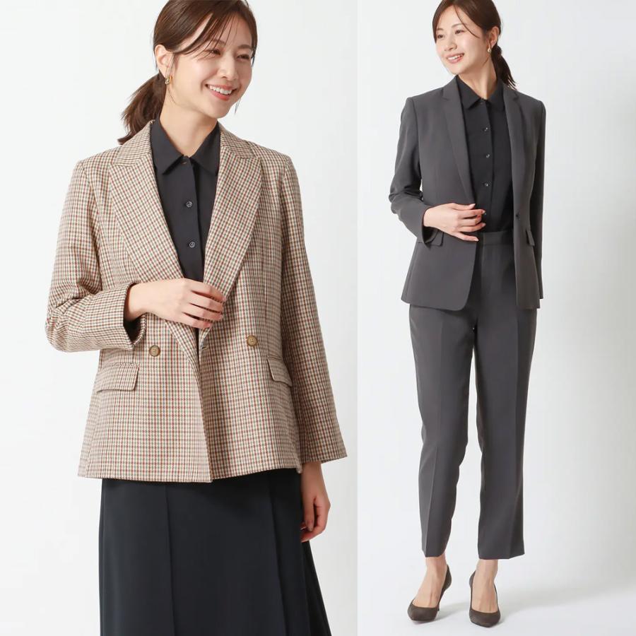 AOYAMA 【洋服の青山】みんなのブラウス 2wayストレッチ ブラウス 長袖