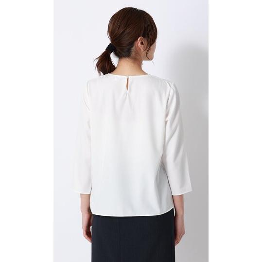 AOYAMA 【洋服の青山】みんなのブラウス 2wayストレッチ ブラウス 七分