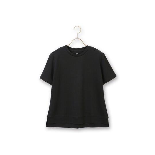 レディース 半袖 カットソー ブラック系 サイズ38 AOYAMA 【洋服の青山】カットソー 半袖 レディース tシャツ ビジネス