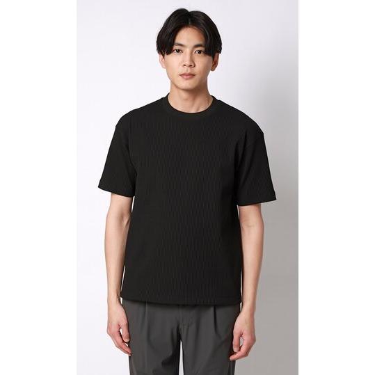 AOYAMA 【洋服の青山】ゼロプレッシャー ワッフルTシャツ 半袖 メンズ