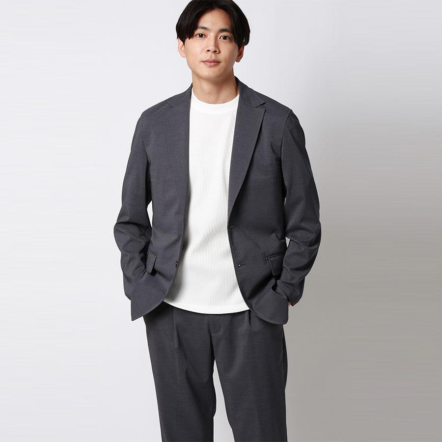 AOYAMA 【洋服の青山】ゼロプレッシャー ワッフルTシャツ 半袖 メンズ