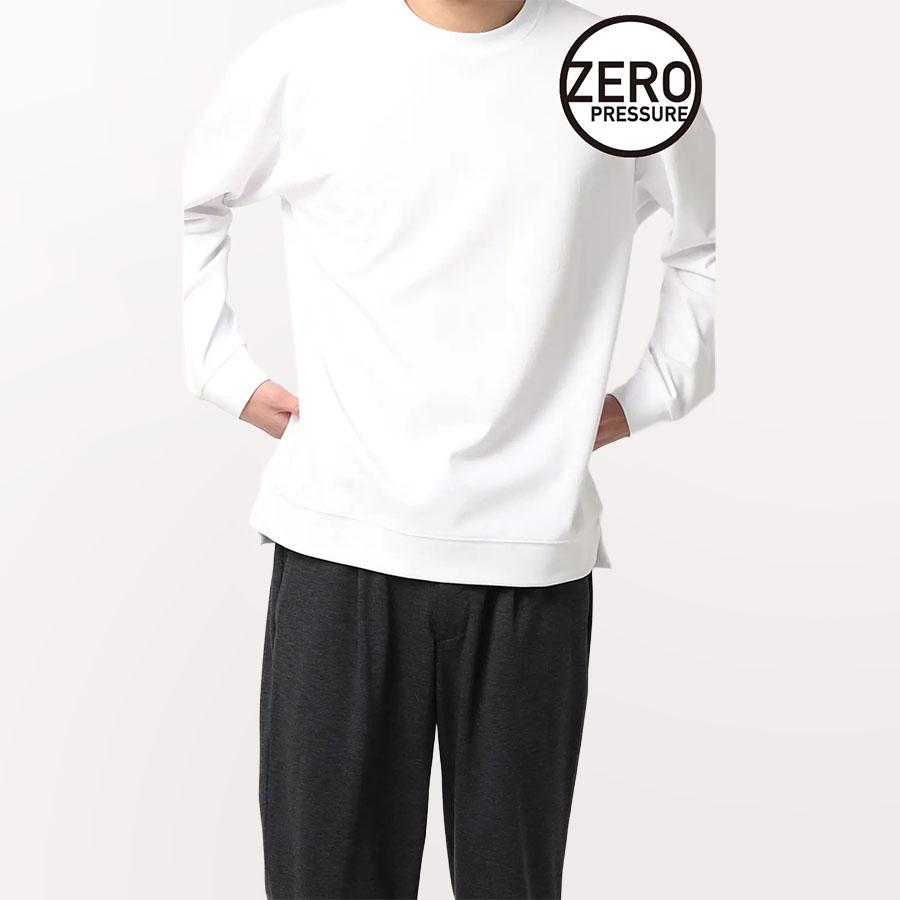 AOYAMA 【洋服の青山】Tシャツ メンズ 長袖 春夏秋冬 ホワイト 白 無地