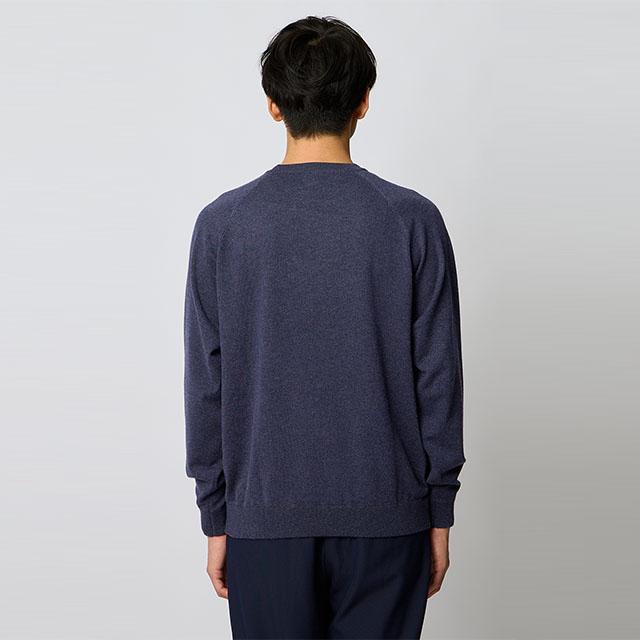 AOYAMA 【洋服の青山】クルーネックニット ラグランスリーブ 長袖