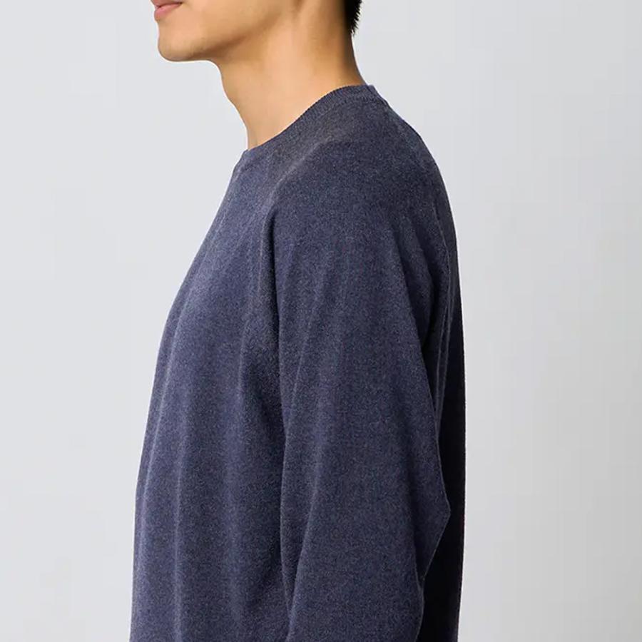AOYAMA 【洋服の青山】クルーネックニット ラグランスリーブ 長袖