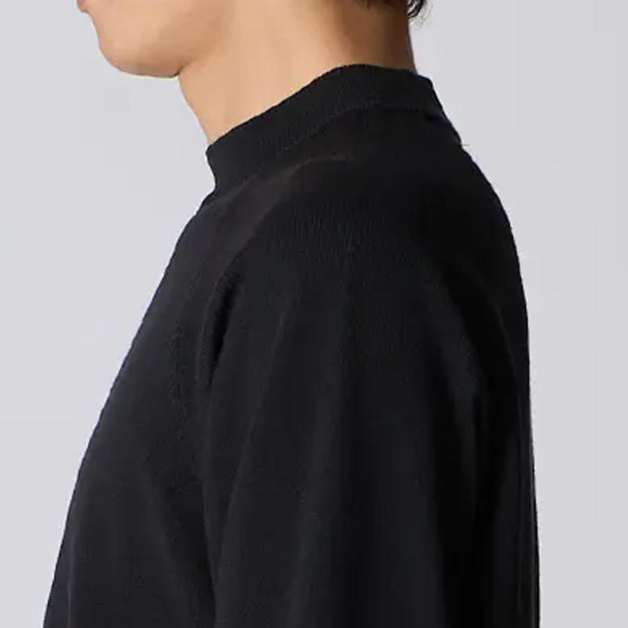 AOYAMA 【洋服の青山】モックネック ニット 長袖 メンズ 秋冬 春夏