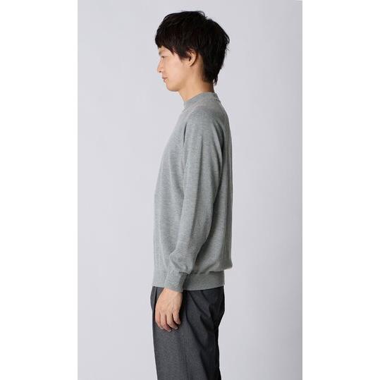 AOYAMA 【洋服の青山】モックネック ニット 長袖 メンズ 秋冬 春夏