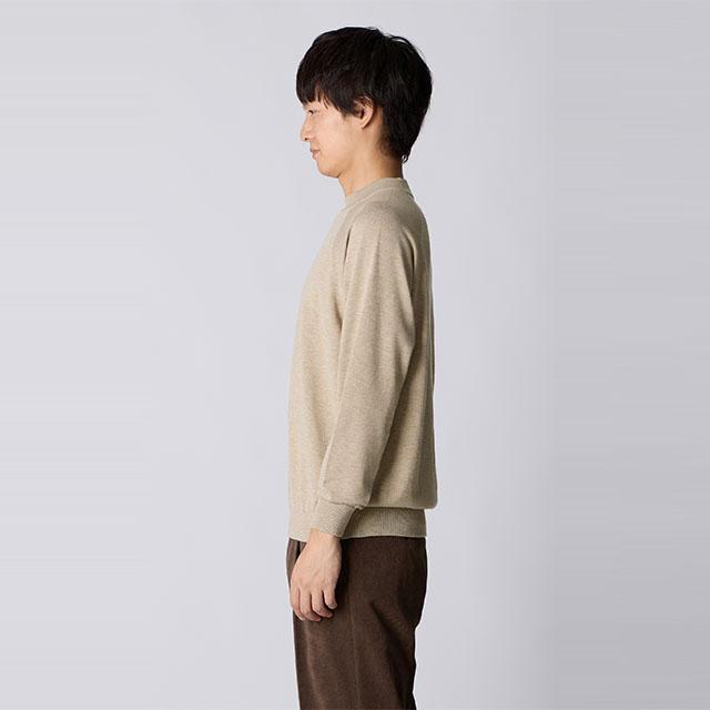 AOYAMA 【洋服の青山】モックネック ニット 長袖 メンズ 秋冬 春夏