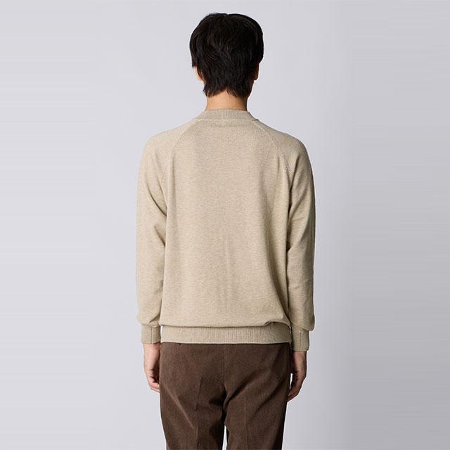 AOYAMA 【洋服の青山】モックネック ニット 長袖 メンズ 秋冬 春夏