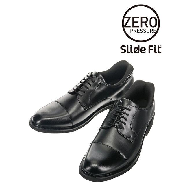 AOYAMA 【洋服の青山】靴ベラ不要 ビジネスシューズ メンズ ブラック