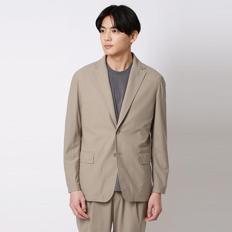 AOYAMA 【洋服の青山】テーラードジャケット メンズ 春夏 ベージュ