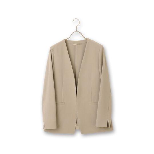 AOYAMA 【洋服の青山】Vカラージャケット レディース オールシーズン