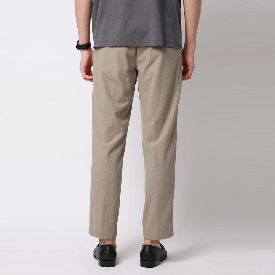 AOYAMA 【洋服の青山】裾上げ済み スラックス メンズ 春夏 ベージュ