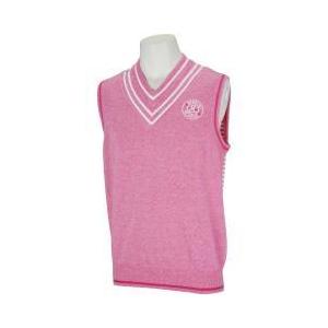 未使用品 アンパスィ ニットベスト M サイズ：M AND PER SE アンパスィ ロゴワッペン付 ニットベスト