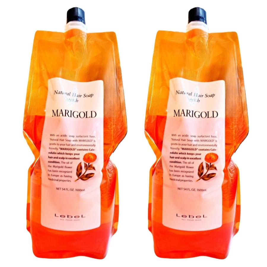 ルベル ナチュラル ヘアソープ ウィズ 1600ML MG (マリーゴールド