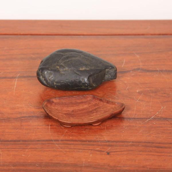 水石：多摩川 真黒石【現品】*資材 たまがわ まぐろ : 遊恵盆栽 Yahoo