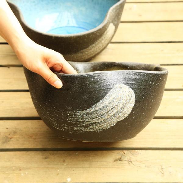 鉢：雑貨 信楽焼：睡蓮鉢（すいれんばち）はす鉢 めだか鉢*形選べます