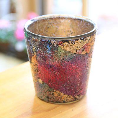 雑貨 ガラス製鉢カバー：ボーテガラスポットb* 16cm(内径14.5