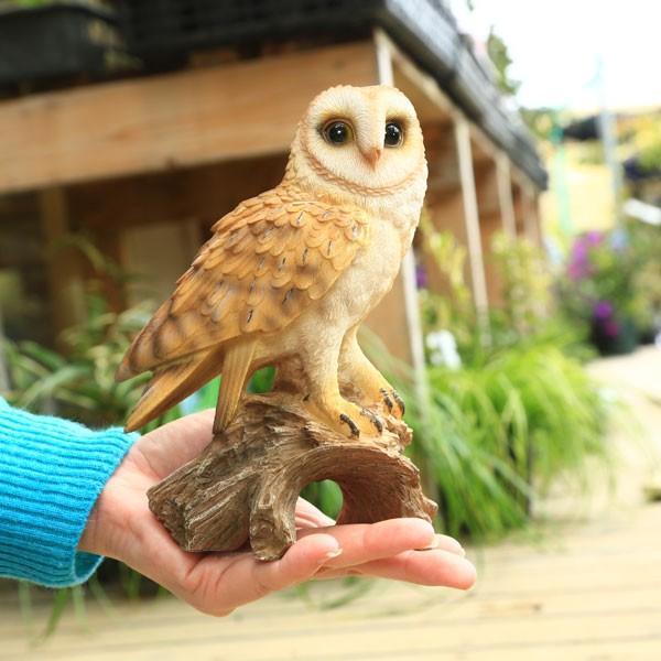 雑貨 置物・フィギュア:フクロウ中(白)*12244ふくろう : 遊恵 雑貨 置物・フィギュア:フクロウ中(白)*12244ふくろう : 遊恵