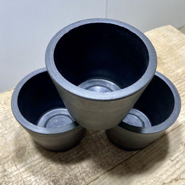 鉢 雑貨 資材：プラスチックポット 3.5号 3個セット 鉢穴あり*10cm