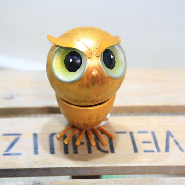 雑貨 オーナメント：ブリキのフクロウ 2個セット* : 遊恵盆栽 Yahoo!店