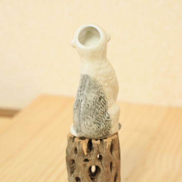 雑貨 置物 花器 花瓶 フラワーベース：アニマルベース*マンドリル