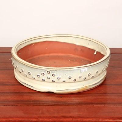 鉢：中国製太鼓丸鉢 白 27cm* 資材 : 遊恵盆栽 Yahoo!店 - 通販 