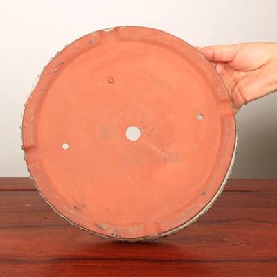鉢：中国製太鼓丸鉢 白 19cm* 資材 : 遊恵盆栽 Yahoo!店 - 通販