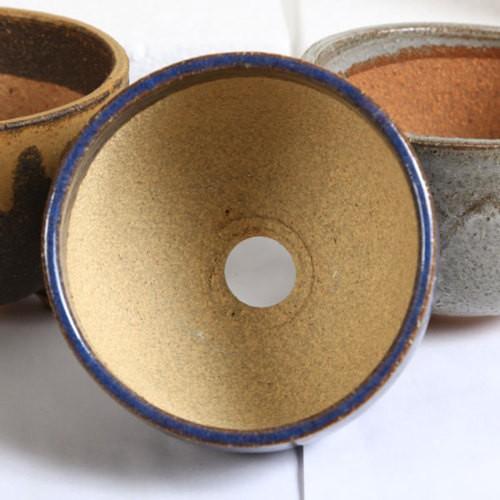 信楽焼の鉢 鉢：信楽焼小鉢(丸鉢) 4号 12cm かみ山陶器* 資材 : 遊恵盆栽 Yahoo!店
